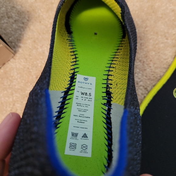 Rothy's Metallic Lattice Stitch Size 8.5 NWT - Picture 3 of 6